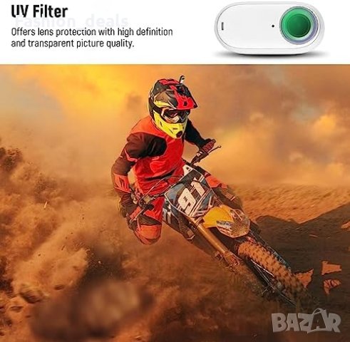 Нови 6 броя Поляризиращи филтри за екшън камера Insta360 GO 2 GO 3, снимка 4 - Чанти, стативи, аксесоари - 41959318