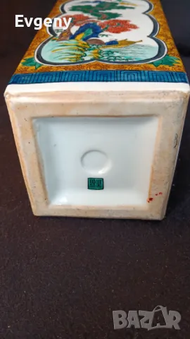 Антична керамична Японска ваза , снимка 7 - Вази - 49253708