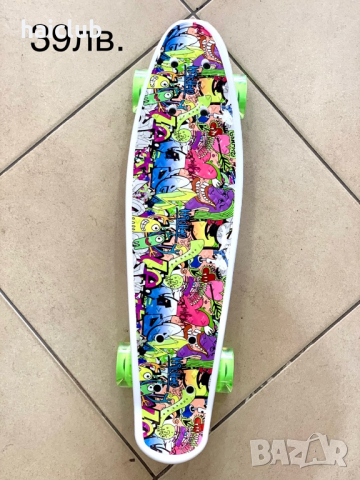 Пениборд с картинка (принт), снимка 5 - Скейтборд, ховърборд, уейвборд - 29497323