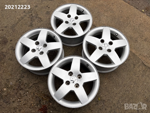 4 броя алуминиеви джанти за Peugeot 207,208,301,1007  15, снимка 7 - Гуми и джанти - 52690258