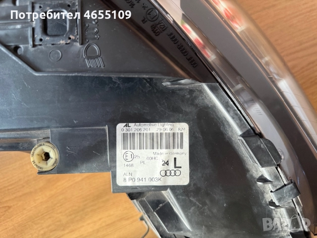 Фарове за Ауди А3 8Р0 Лява Дирекция, снимка 10 - Части - 52826303