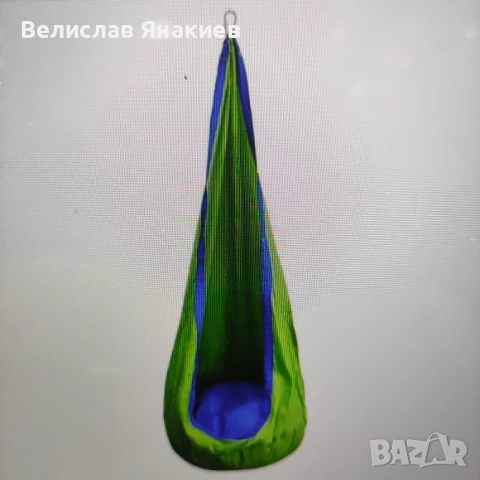 Висящ стол Maxima - 150 x 60 cm, с надуваема възглавница, зелен