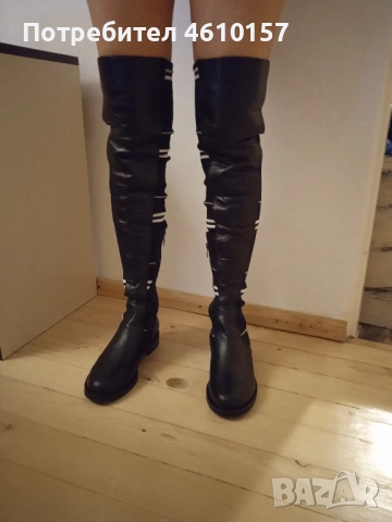 ЧИСТО НОВИ ДАМСКИ ЧИЗМИ ОТ ЕСТЕСТВЕНА КОЖА-GIANNI