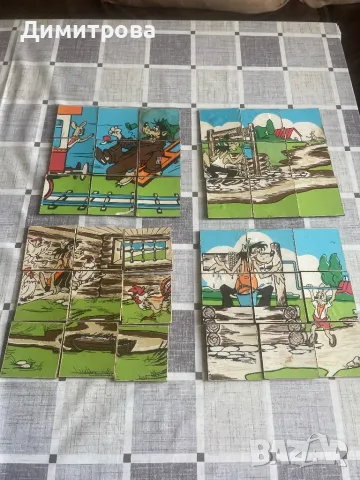 Магнитен пъзел с картинки от “Ну погоди”, картинен пъзел /пъзели- 2 бр./, снимка 5 - Игри и пъзели - 49491694