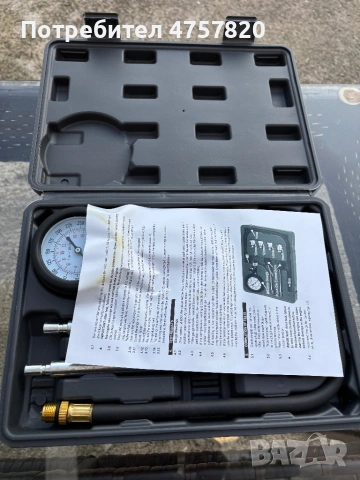 Сет за измерване на компресия, снимка 2 - Куфари с инструменти - 53839193