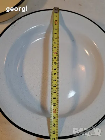 Стара емайлирана чиния    16/3, снимка 3 - Други - 48977483
