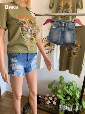 Къси дънки, снимка 2 - Дънки - 41224523