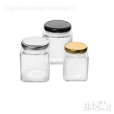 малки стъклени бурканчета с капачка. 100-200 мл., снимка 1 - Аксесоари за кухня - 42084377