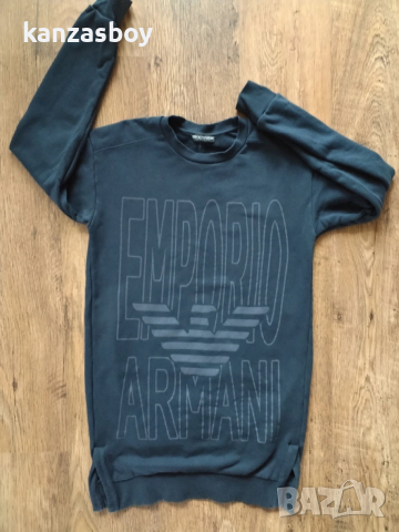 EMPORIO ARMANI Sweatshirt dress - страхотна дамска рокля р-р XS, снимка 5 - Рокли - 52928185