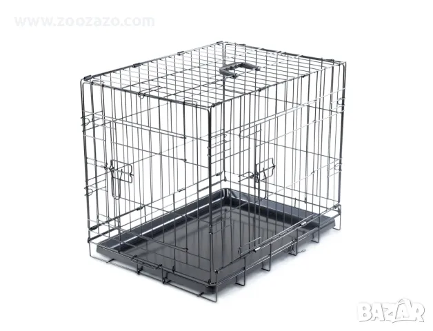 Клетка за Куче с две врати 63 x 44 x 50 cм. - Модел: 13825, снимка 2 - За кучета - 50084320