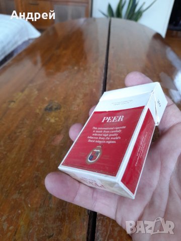 Стара кутия от цигари Peer, снимка 2 - Колекции - 42181551