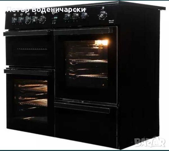 Полупрофесионална готварска печка  FLAVEL Milano 100 MLN10CRK Тип Свободностояща електрическа готвар, снимка 2 - Печки, фурни - 41249533