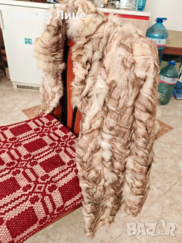 Разкошно Елегантно Супер Качествено Дамско Кожено Палто от Норка, снимка 5 - Палта, манта - 53840390