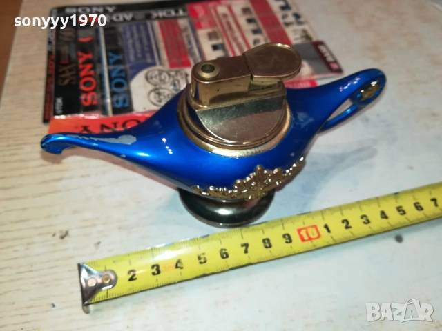 МЕТАЛНА ЗАПАЛКА-ЛАМПАТА НА АЛАДИН-ВНОС SWISS 2109251255, снимка 12 - Колекции - 51785358