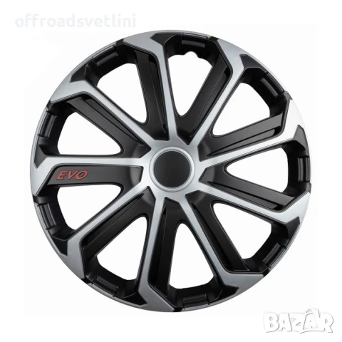 Versaco Slovakia Тасове за джанти 16'' Versaco EVO BLACK SILVER, снимка 2 - Аксесоари и консумативи - 50890348