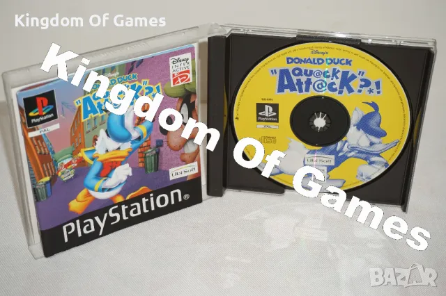 Игра за PS1 Disney's Donald Duck Quack Attack ТЕСТВАНА И РАБОТЕЩА, снимка 7 - Игри за PlayStation - 50099282