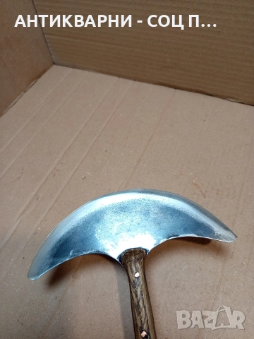 Стар Ръчно Изработен Сарашки Кожарски Нож. НОМЕР 1662., снимка 7 - Антикварни и старинни предмети - 53759699