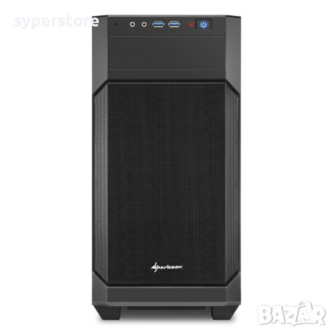 Геймърска кутия за компютър Sharkoon - V1000 SH0070 вградени 2 вентилатора по 120мм отпред и отзад, снимка 2 - Захранвания и кутии - 41587559