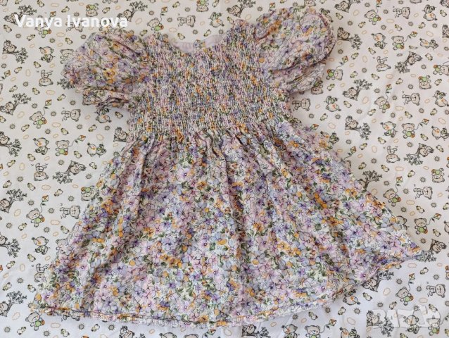  Zara рокличка на цветя 18- 24 месеца