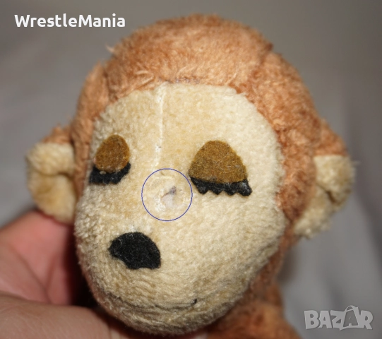 Vintage 50 Годишна Плюшена Маймуна R.Dakin Co 1975 San Francisco Product Of Korea 28см, снимка 15 - Колекции - 52178932