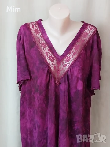 2XL/3XL Нощница бордо , снимка 2 - Нощници - 50556024
