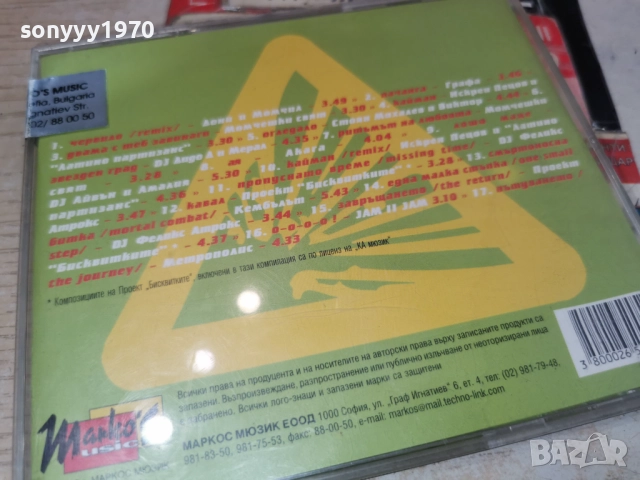 КЛУБНА АТАКА ЦД-MARKOS MUSIC 0912251433, снимка 12 - CD дискове - 52707770