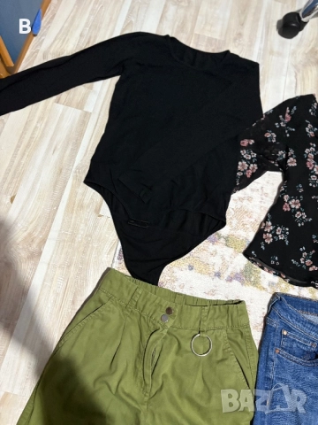 Комплект дънки + панталони + блузи размер S, снимка 3 - Комплекти - 52586631