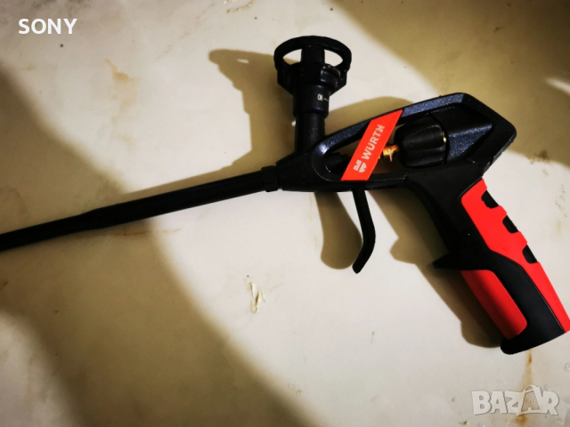 Пистолет PU пяна, тефлонов Wurth Пистолет полиуретанова пяна , снимка 5 - Диамантени и режещи инструменти - 53114617