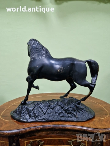 Прекрасна антикварна френска бронзова фигура статуетка , снимка 5 - Антикварни и старинни предмети - 53214113