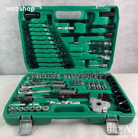 Комплект Гедоре с инструменти за ремонт на автомобил, 121 части, снимка 1