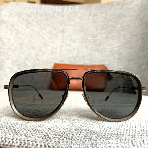 Мъжки слънчеви очила на Ermenegildo Zegna, made in Italy, черен авиатор, снимка 9 - Слънчеви и диоптрични очила - 53613970