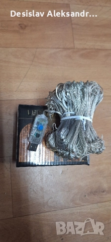 коледни лампички тип завеса 3 x 3 м цветни , снимка 5 - Декорация за дома - 52535439