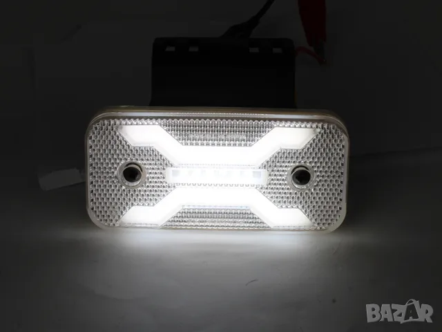 NEON висящ LED габарит 30 LED 12-24V с бяла светлина, снимка 3 - Аксесоари и консумативи - 55869000