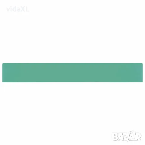 vidaXL Луксозна мивка отвор за кран светлозелен мат 60x46 см керамика, снимка 4 - Мивки - 56146115