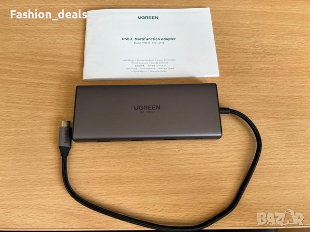 Нов UGREEN Revodok Pro USB C Hub: 10-в-1 Станция, HDMI 4K&8K, снимка 9 - Друга електроника - 42742173