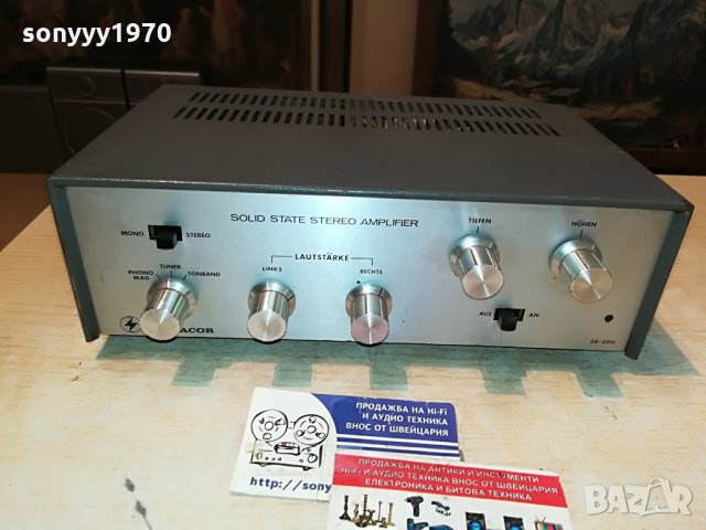 monacor sa-300 solid state amplifier-germany 1308211223