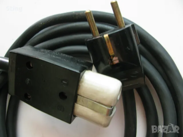 Захранващ  Кабел 220V , Щекер / Щепсел  , Мега  Як  Отличен, снимка 1