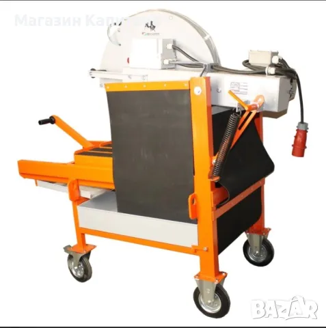 Машина/маса за рязане на тухли BISONTE KTV650E Ø 650 mm 400V 5,5 kW, снимка 3 - Други машини и части - 48917108