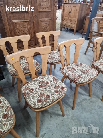 Масивни Трапезни Столове-10 броя-внос от Германия!ОБЯВЕНАТА ЦЕНА Е ЗА БРОЙ!, снимка 5 - Столове - 53563796