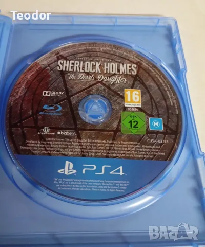 Sherlock Holmes the Devil's Daughter ps4, снимка 3 - Игри за PlayStation - 56215365