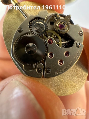 Механизъм и циферблат  Norvina, модел 17 Jewels, швейцарско производство., снимка 3 - Антикварни и старинни предмети - 53728727