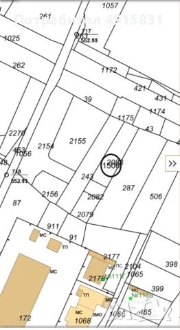 ПРОДАВАМ ПАРЦЕЛ, гр. София, кв. Дружба 2, в зона СМФ