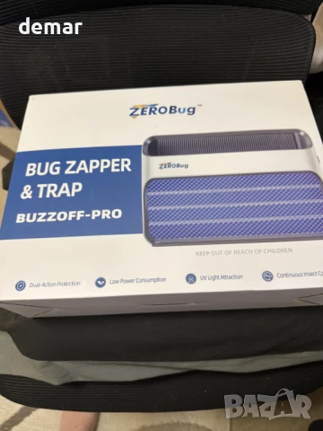 Електрически унищожител и капан за насекоми ZeroBug, USB-C, 7 капана, снимка 8 - Други - 50907173