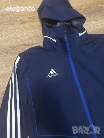 Мъжка водоустойчива ветровка Adidas Tiro 19 All Weather Jacket , L размер, снимка 5 - Якета - 51201688