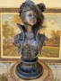 Топ уникална антикварна френска бронзова фигура статуетка скулптура , снимка 3