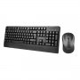 2 в 1 Комплект клавиатура и мишка Безжични Delux K6700G+M335GX Черни