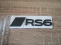 черен гланц емблема Audi RS6 нов стил, снимка 5