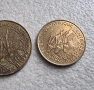Централна Африка. 5.10,25 ,50 и 100 франка.  5 бройки., снимка 12