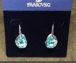 Сваровски SWAROVSKI обеци оригинални небесно син камък, снимка 4