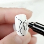 Химикал за нокти 0.05 мм , маркер за нокти  , писалка, снимка 2